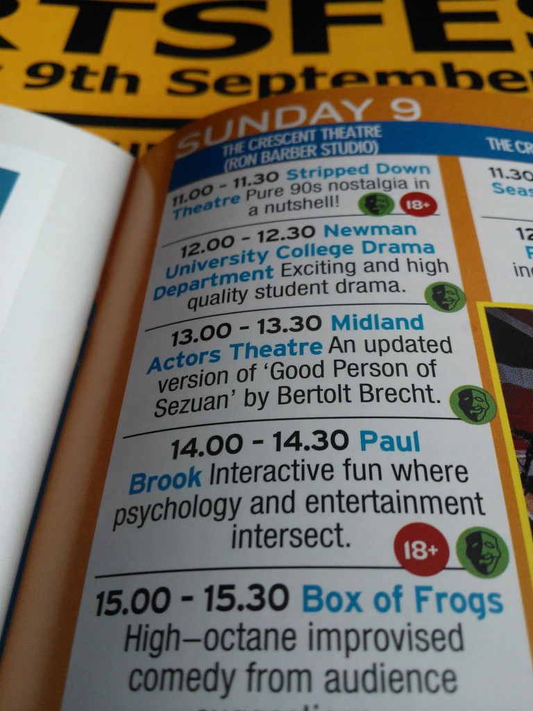 ArtsFest Birmingham Paul Brook Psychologist