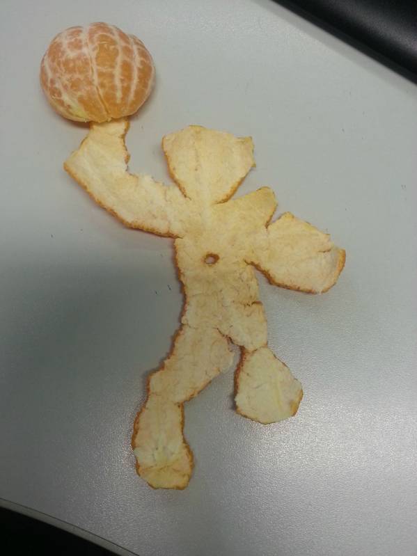 Orange-Peel-Basketball-Mind-Reader-Paul-Brook Orange Peel Basketball - Mind Reader Paul Brook