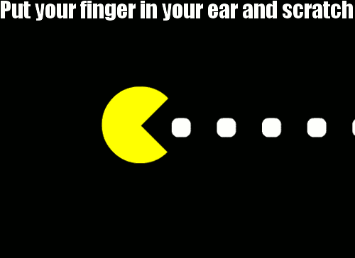 Paul-Brook-Mind-Reader-You-Will-Hear-Pacman Put your Finger In Your Ear and Scratch You Will Hear Pacman