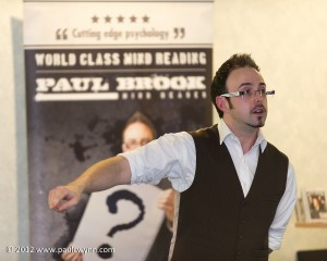 Birmingham Entertainment - Paul Brook Mind Reader Birmingham Entertainment - Paul Brook Mind Reader